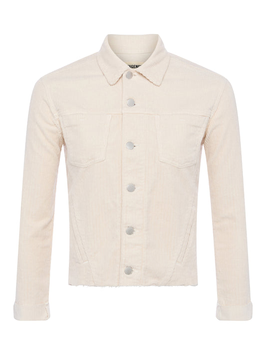 Janelle Slim Raw Jacket - French Vanilla