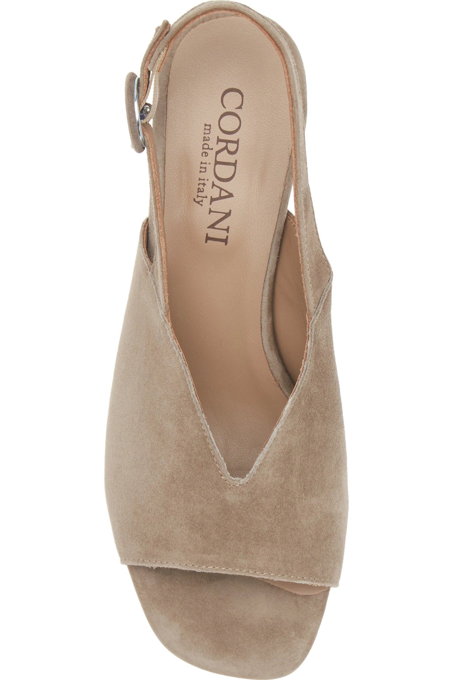 Pollette Heel - Fango Suede