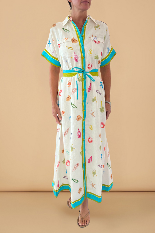 Daphne Dress - Oceano