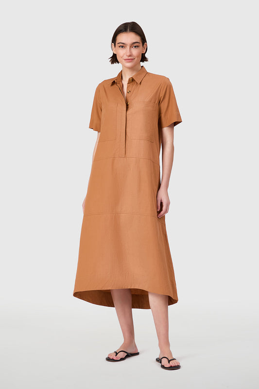 City Dress - Cashew