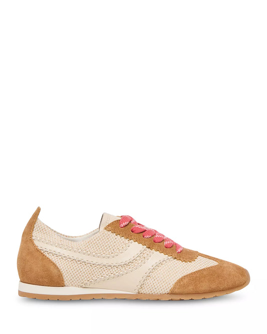 Delany Sneaker - Brown Multi Raffia