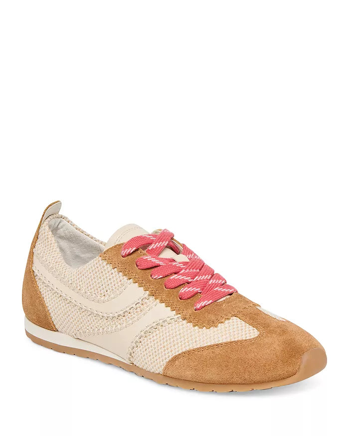 Delany Sneaker - Brown Multi Raffia