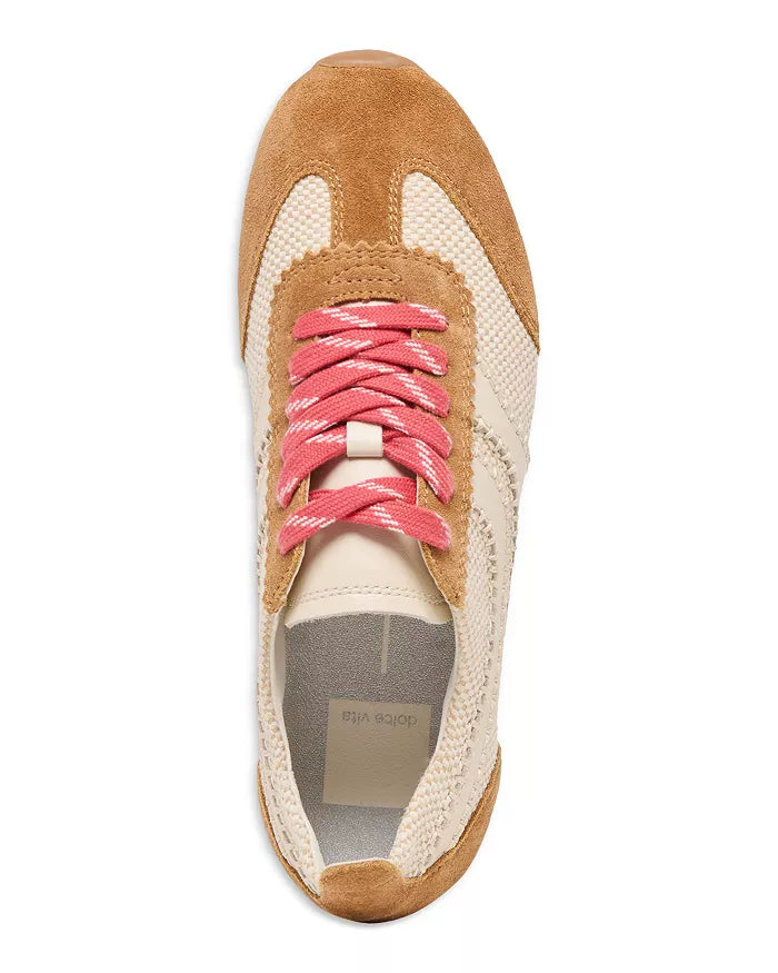 Delany Sneaker - Brown Multi Raffia