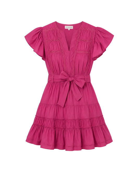 Madelyn Mini Dress - Fuschia