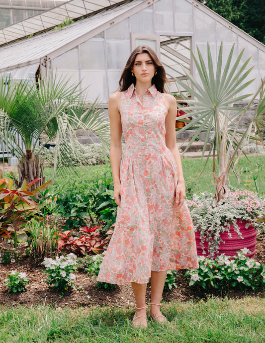 Sierra Midi Dress - Clarabell Liberty Print