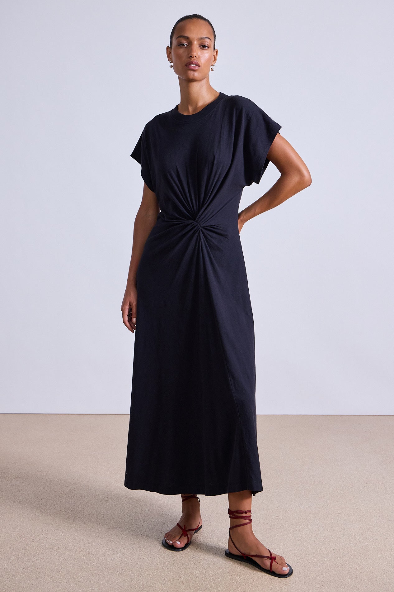 Volta Twist Dress - Black