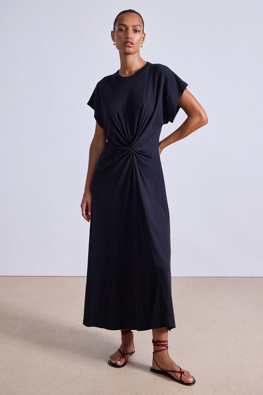 Volta Twist Dress - Black