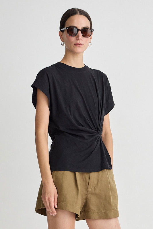 Volta Twist Top - Black