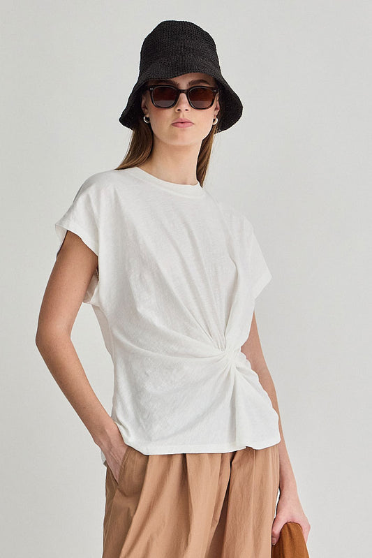 Volta Twist Top - White