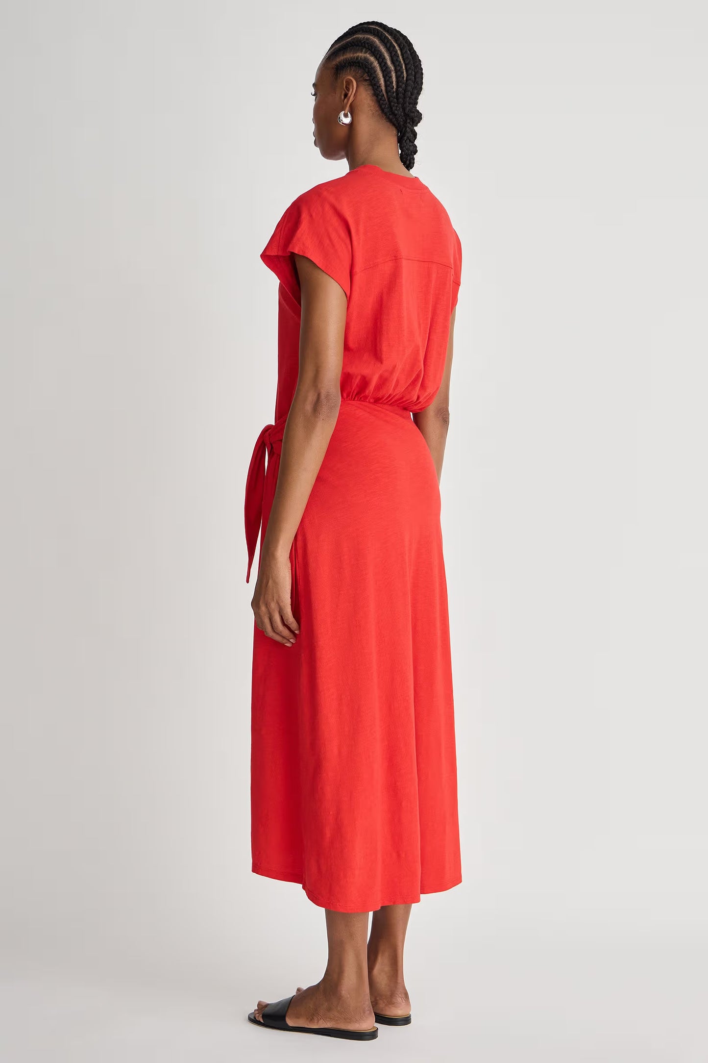Fuerte Wrap Dress - Firecracker