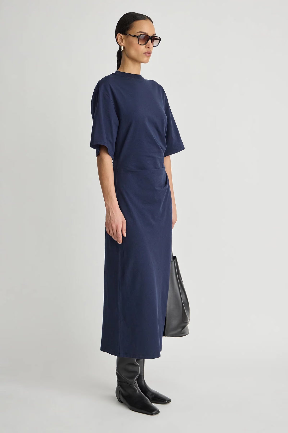 Luna Cinched Maxi - Navy