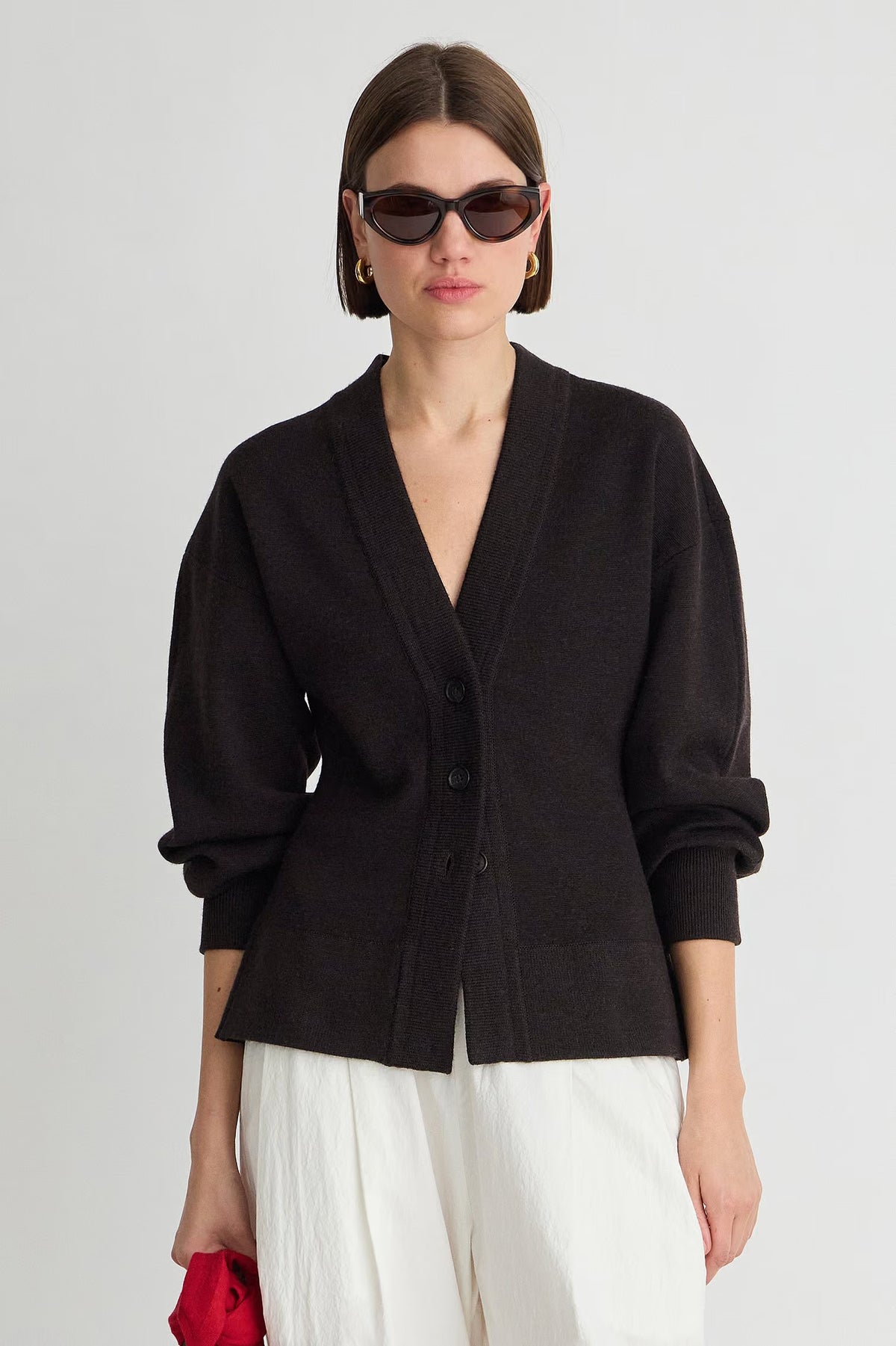 Salina Cardigan - Deep Espresso