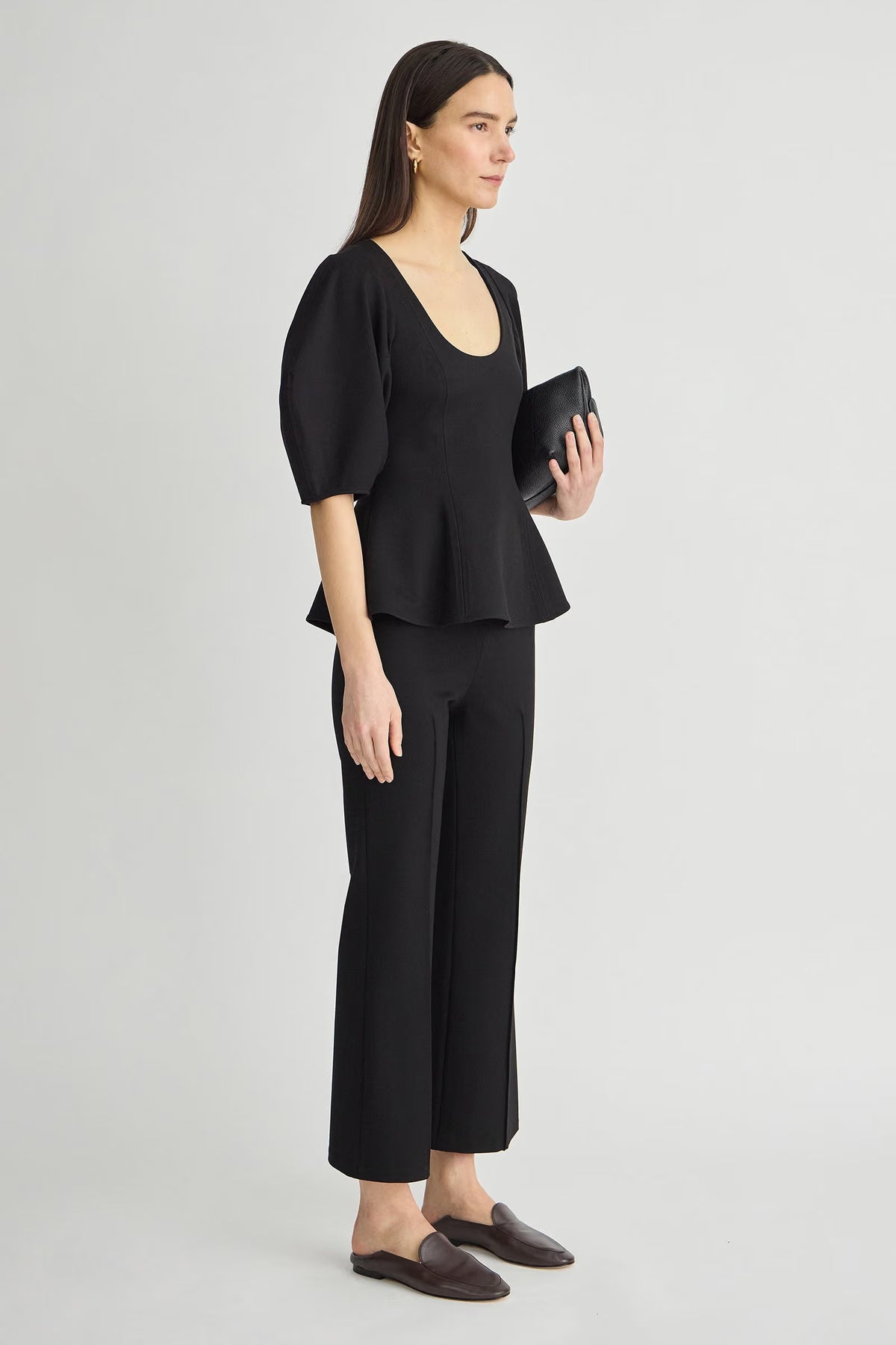 Ponte Rene Pull on Pant - Black