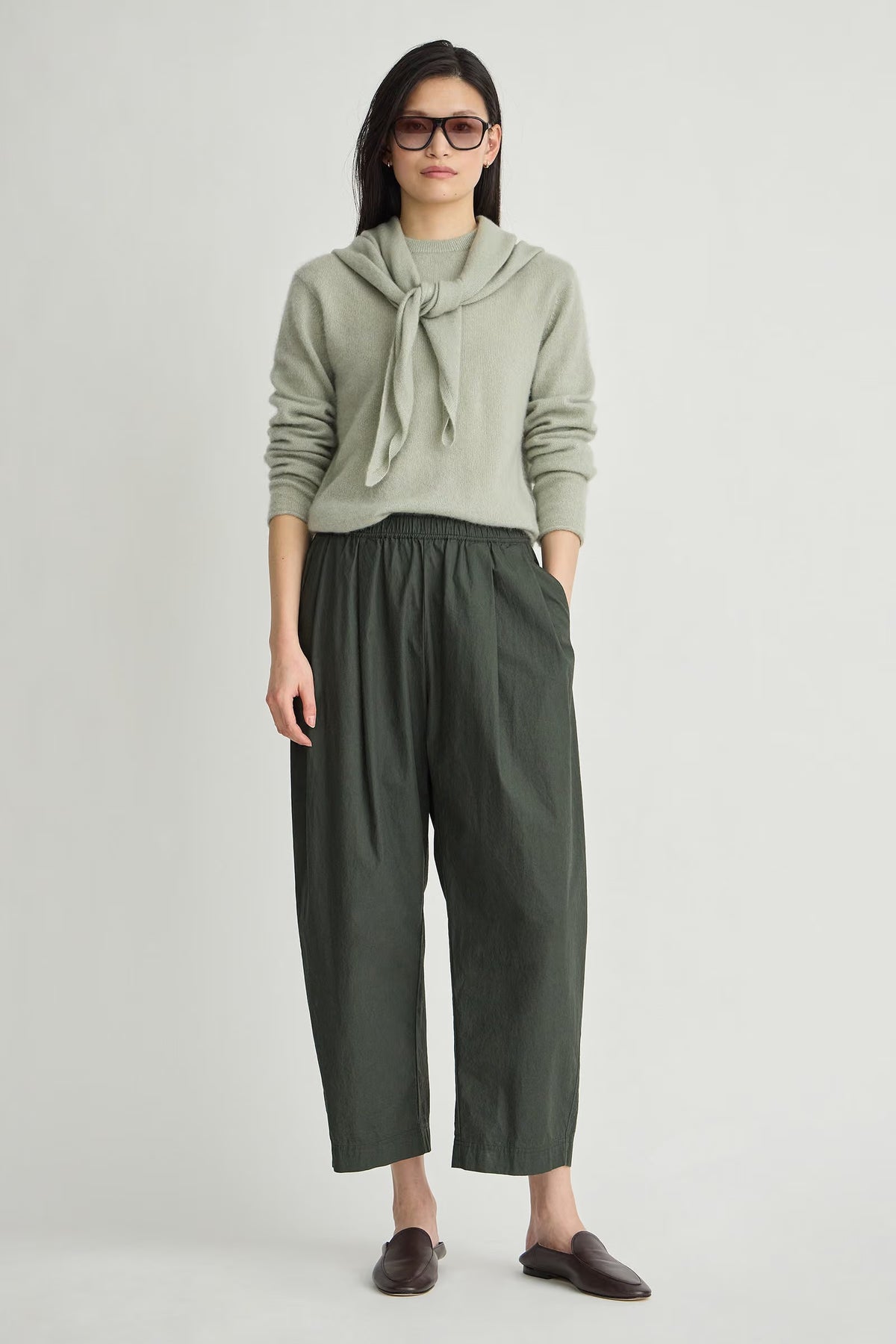 Spa Pleat Pant - Rosin