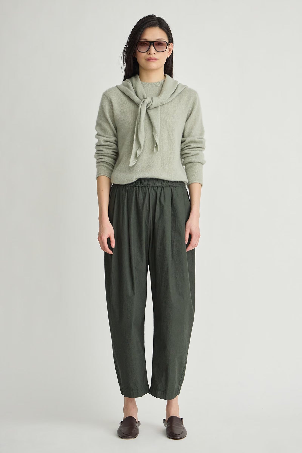 Spa Pleat Pant - Rosin