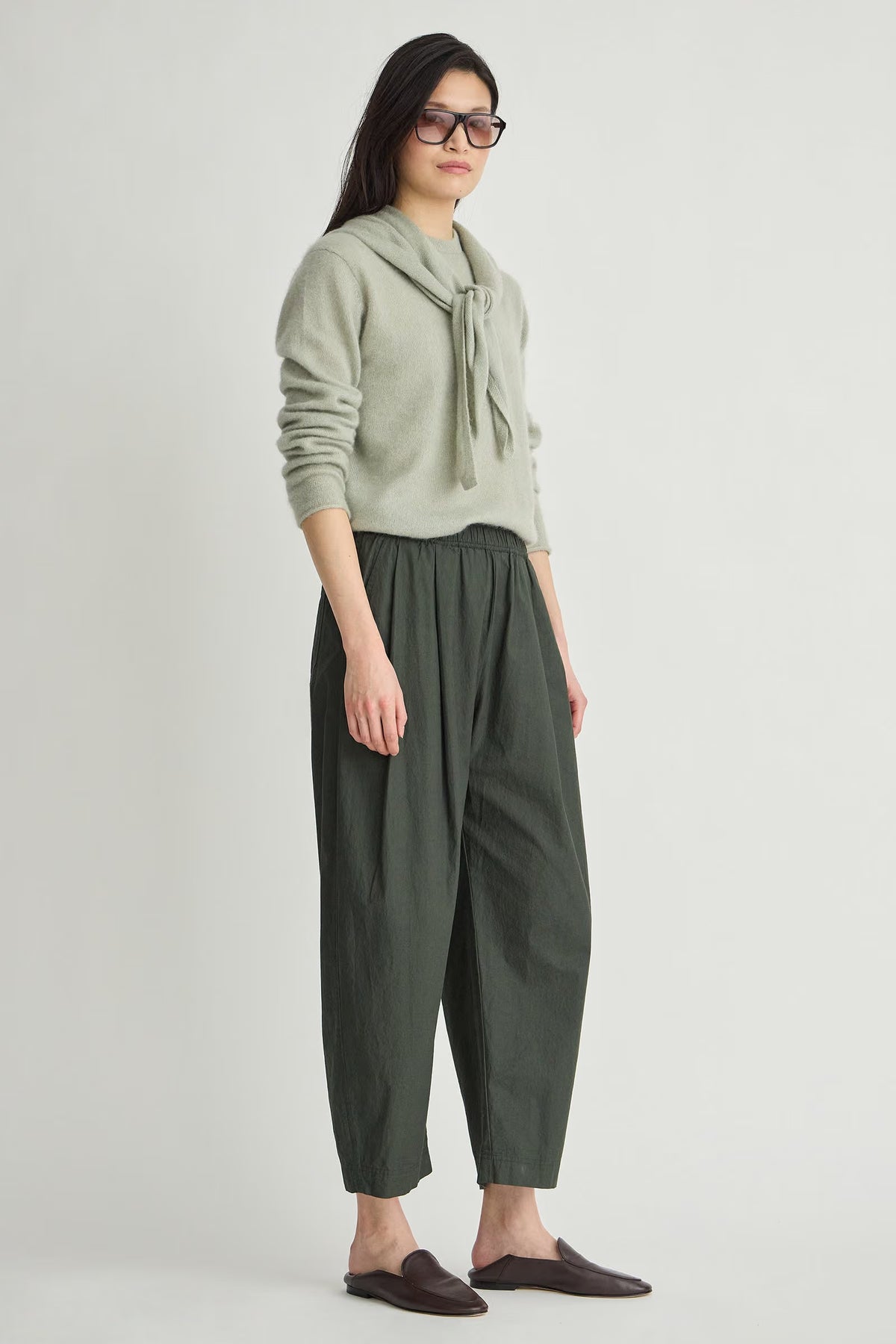 Spa Pleat Pant - Rosin
