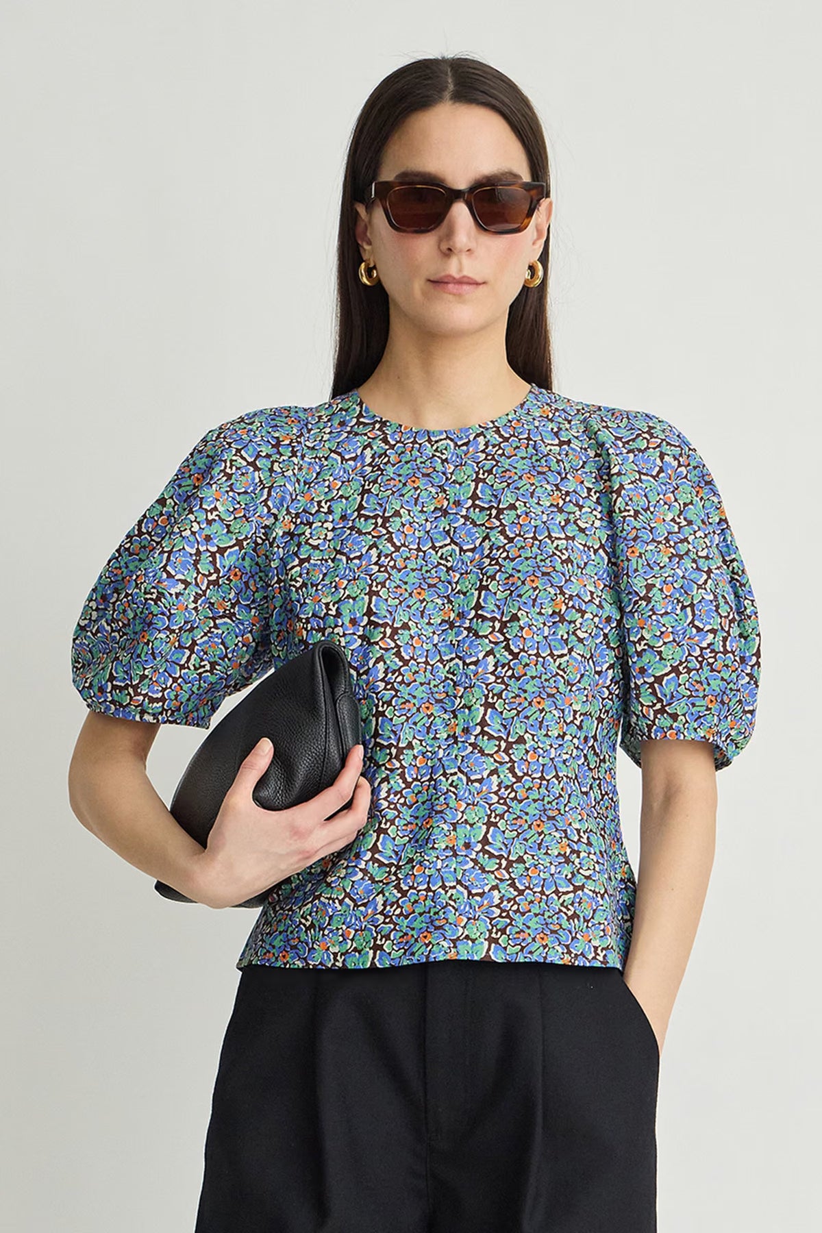 Lino Top - Cloud Cottage Floral
