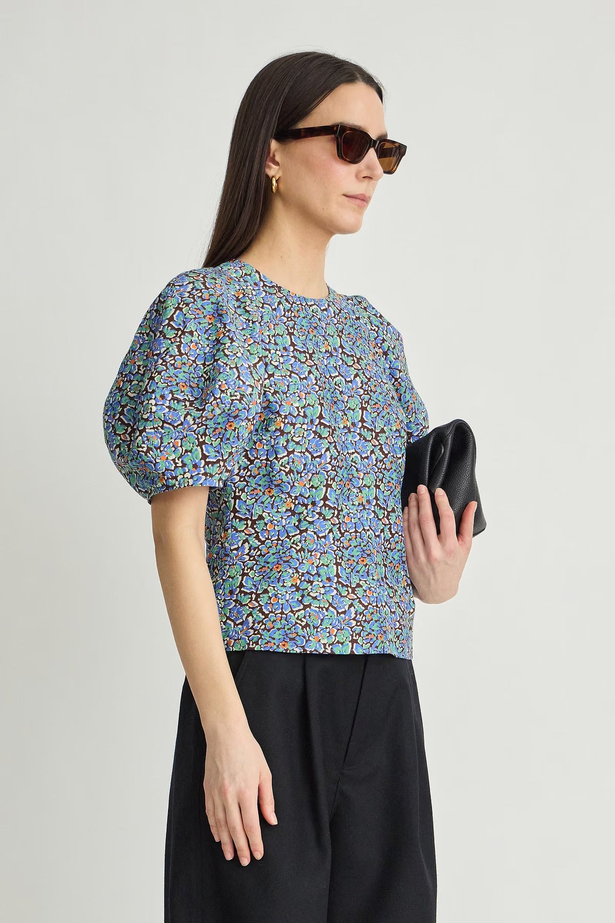 Lino Top - Cloud Cottage Floral