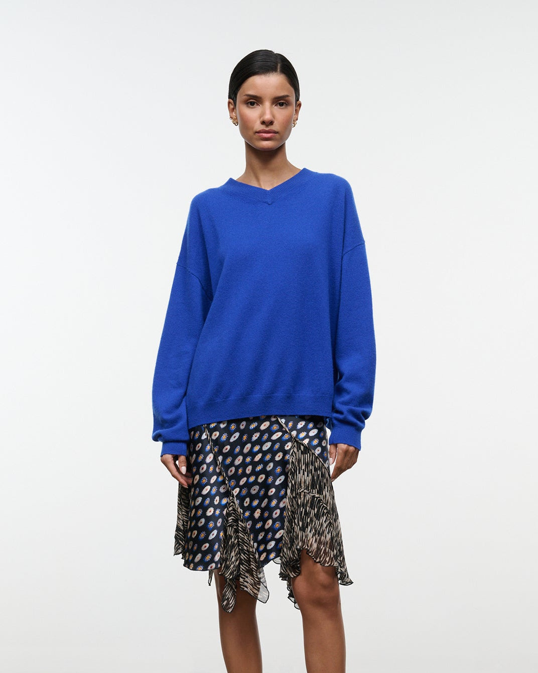 Spencer Cashmere Sweater - Cobalt