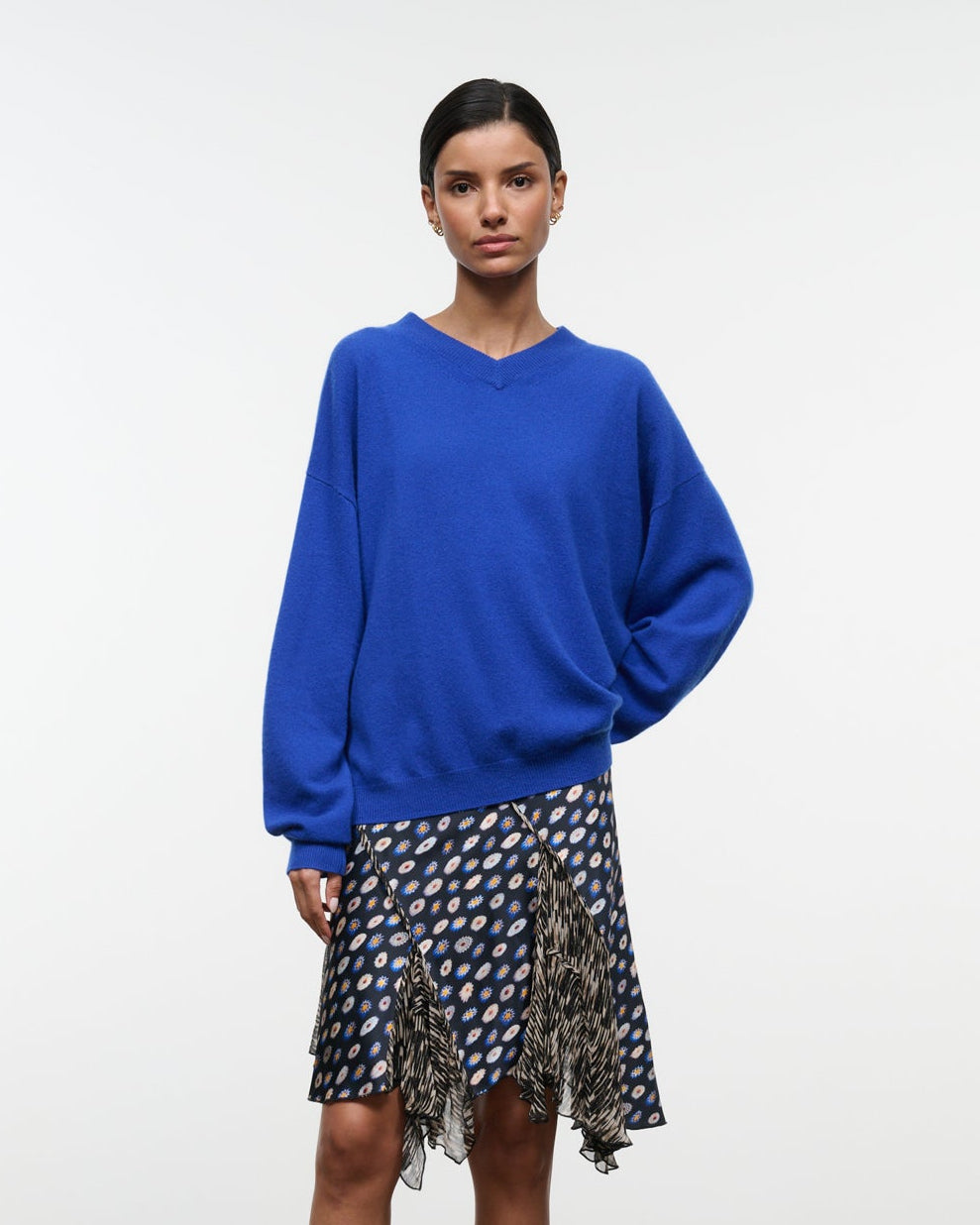 Spencer Cashmere Sweater - Cobalt