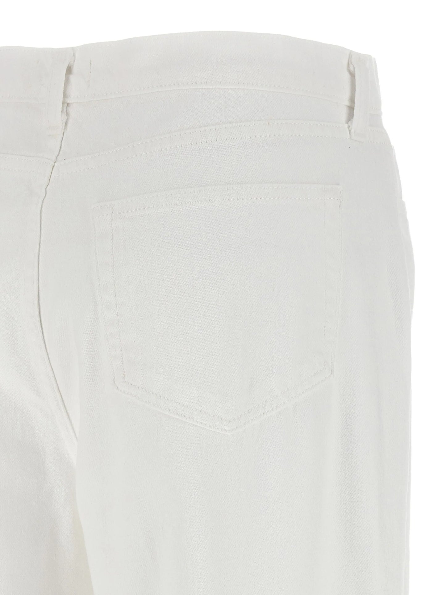 Alicent High Rise Wide Leg - Blanc