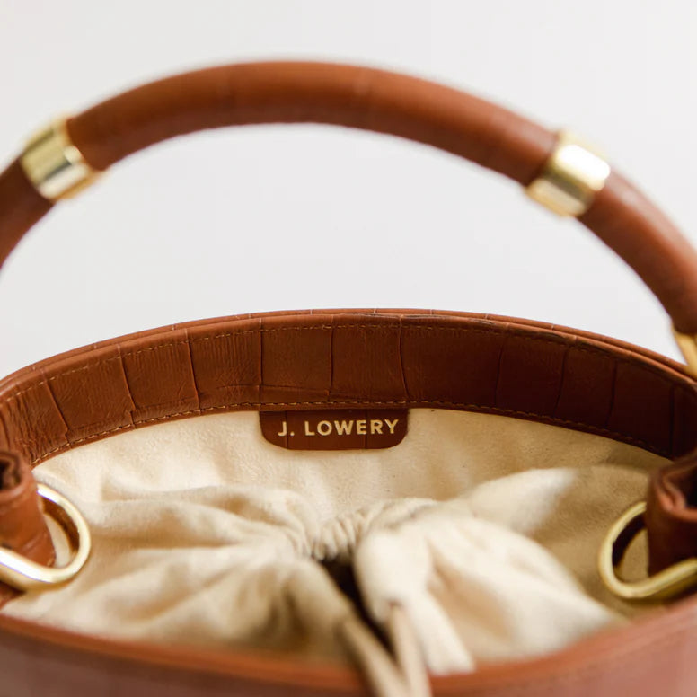 Max Mini - Cognac Croc