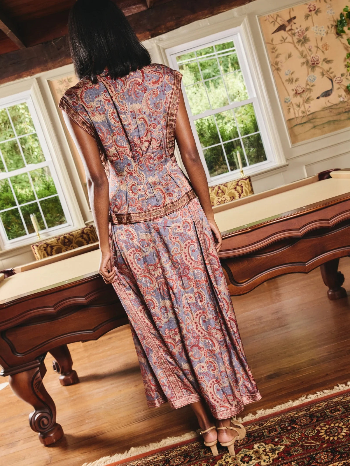 Arden Top - Lucent Lights Print