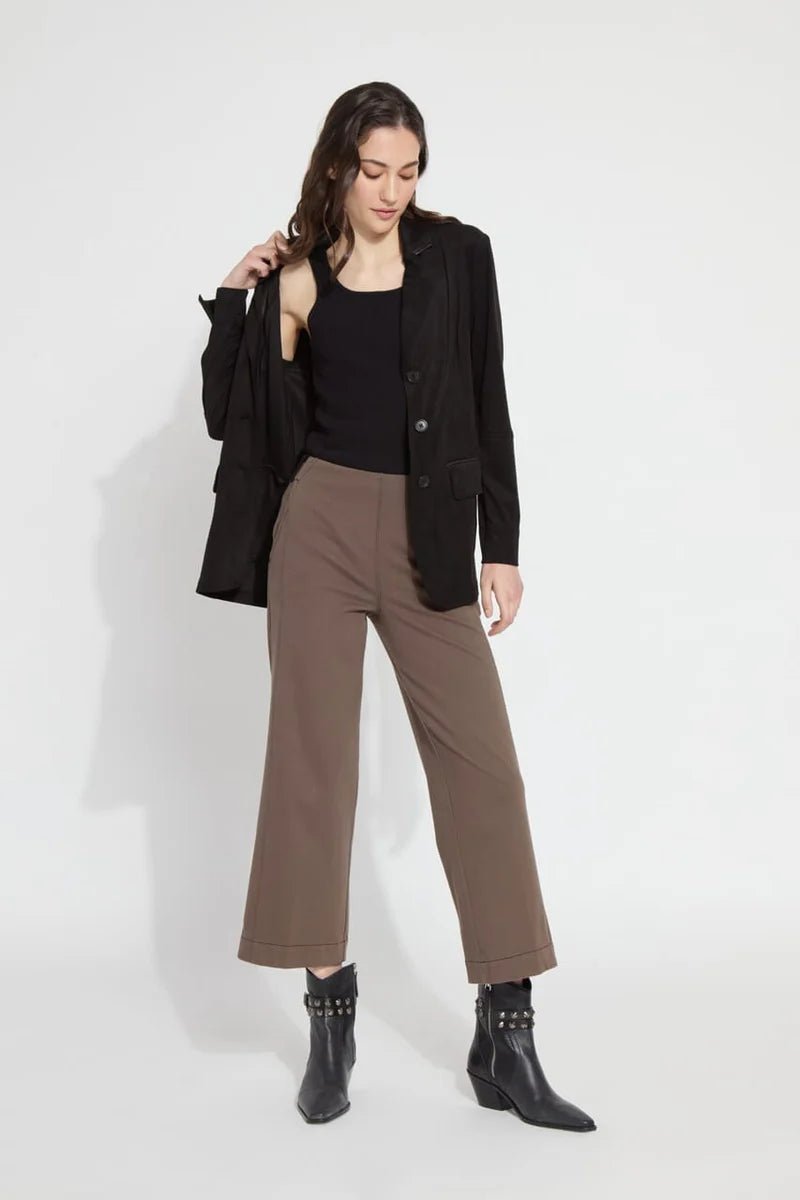 Franca Seamed Wide Leg - Driftwood