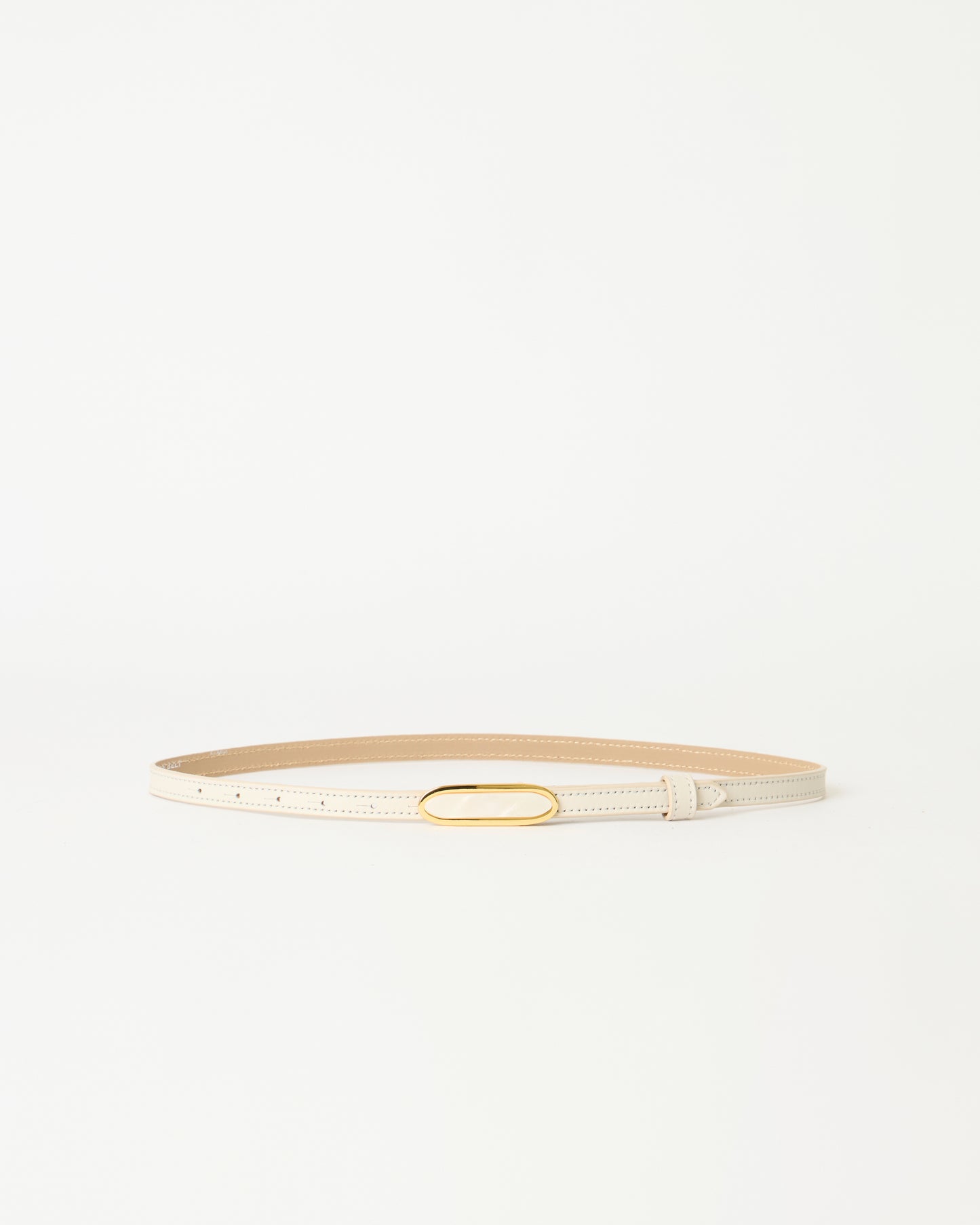 Beryl Belt - Gesso Pearl