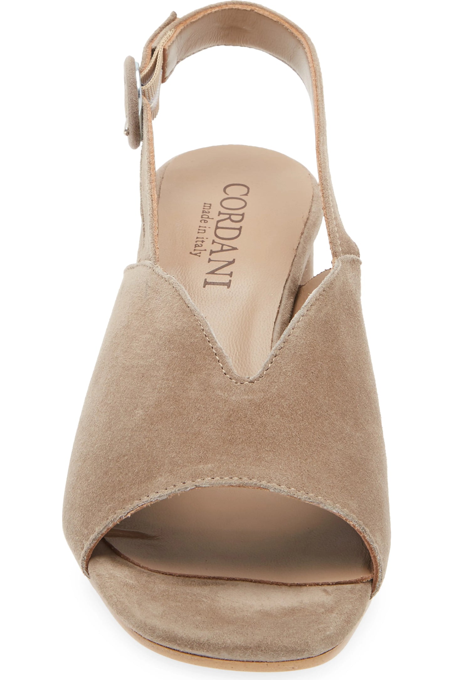 Pollette Heel - Fango Suede