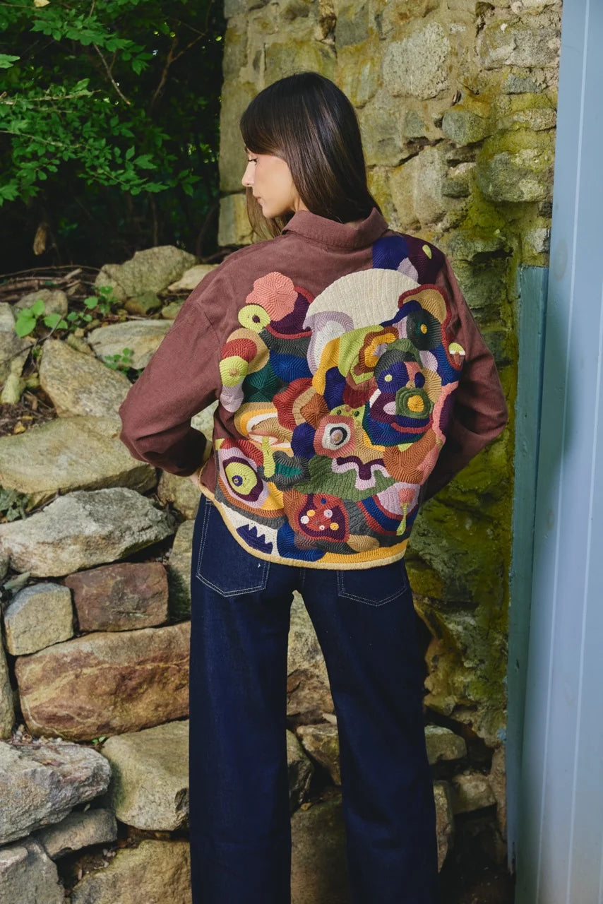 Miracle Garden Top - Brunette Multi