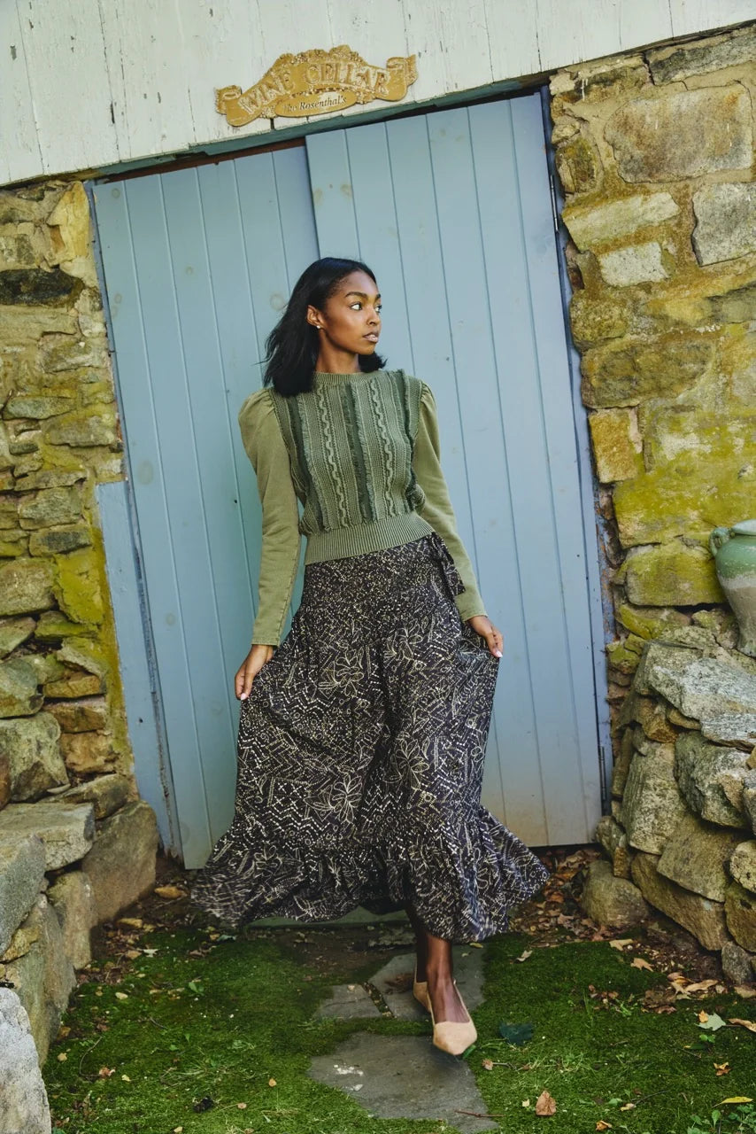 Liv Knit Pullover - Ivy Green
