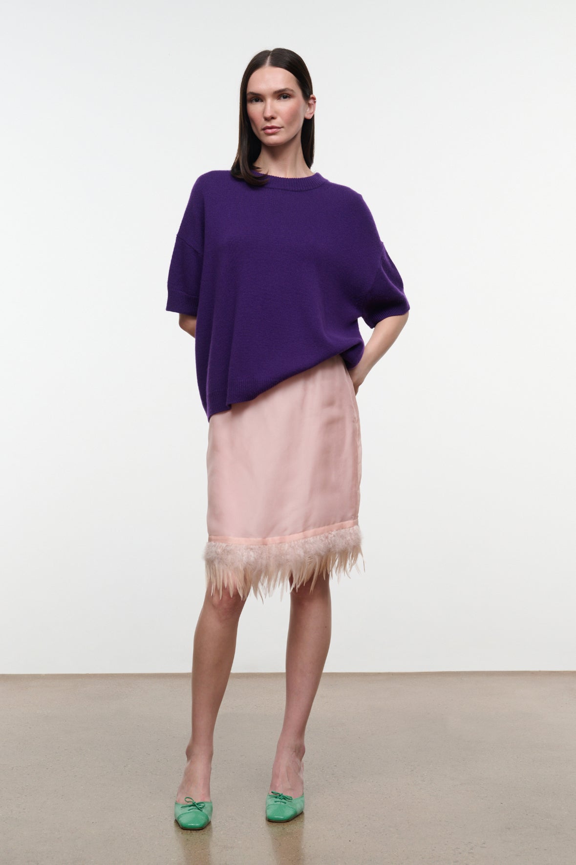 Sorrento Cashmere Sweater - Cosmos