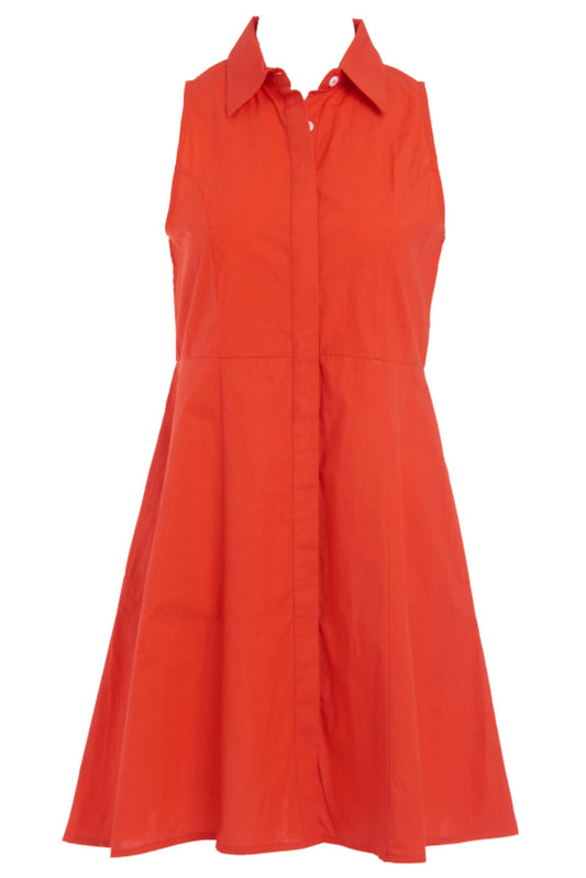 Courtside Dress - Summer Red