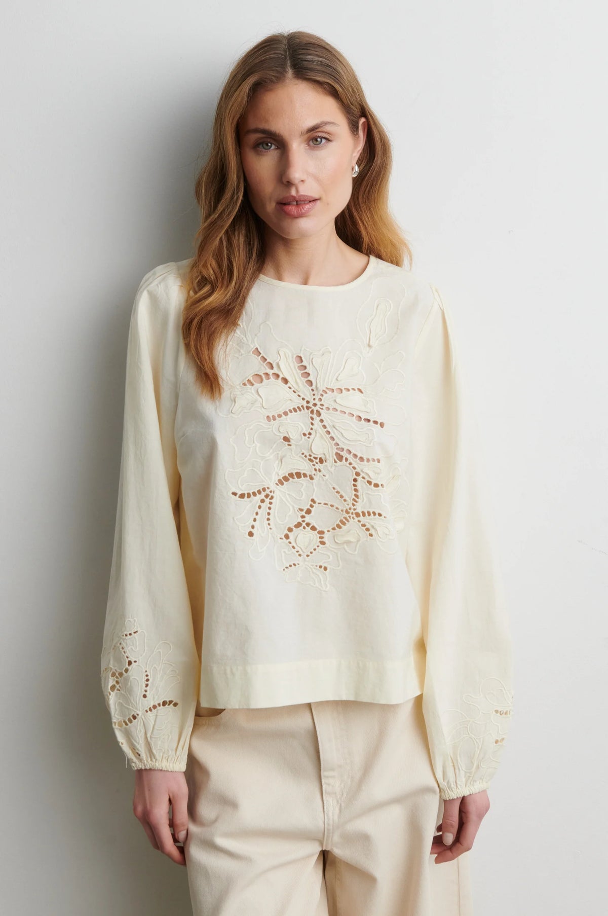 Reims Blouse - Egret