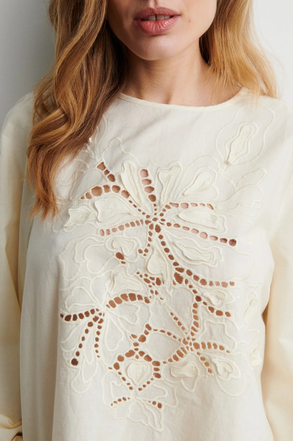 Reims Blouse - Egret