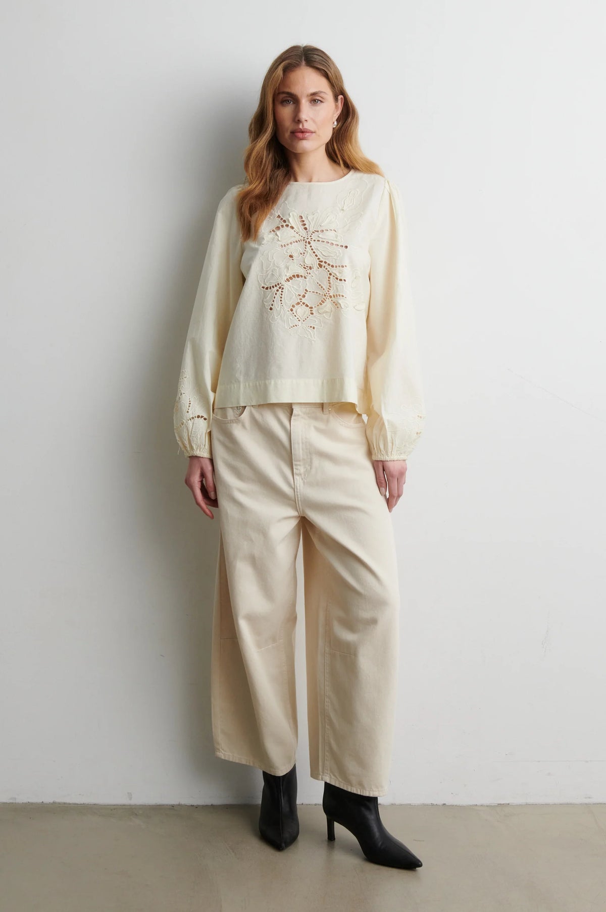 Reims Blouse - Egret