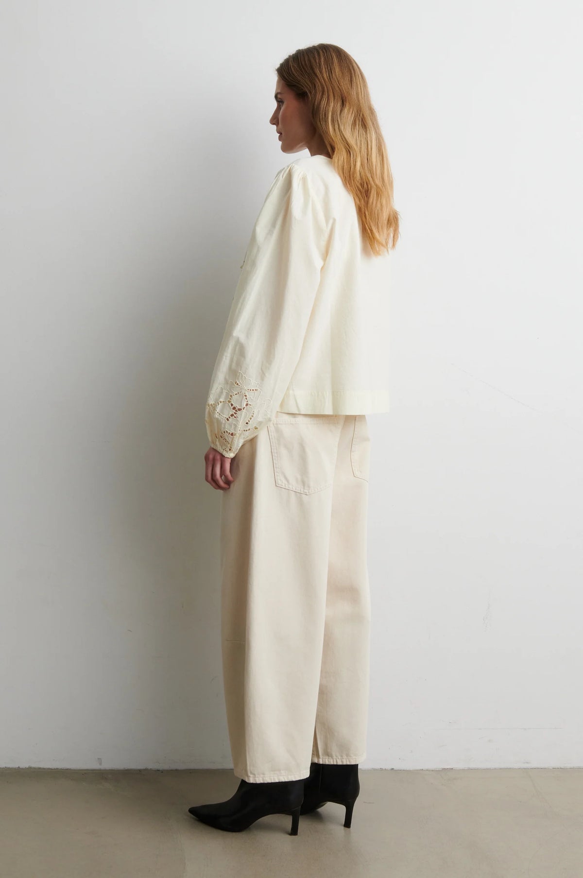 Reims Blouse - Egret