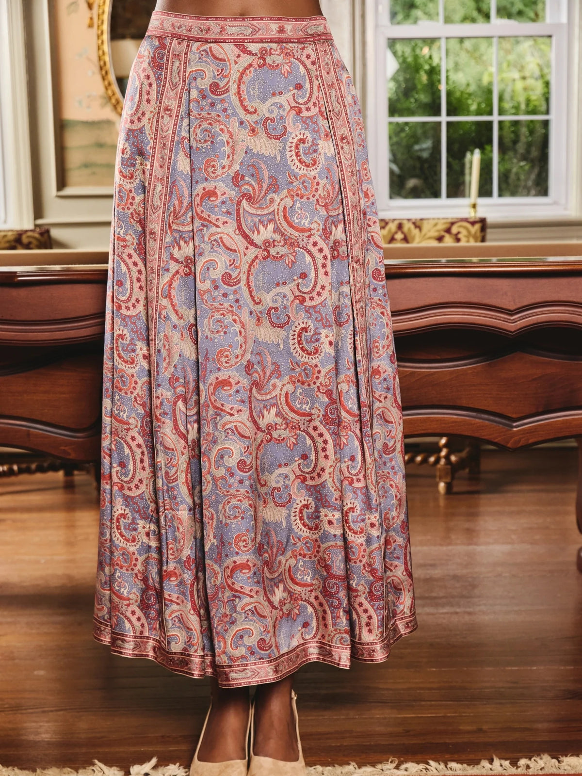 Arden Skirt - Lucent Lights Print
