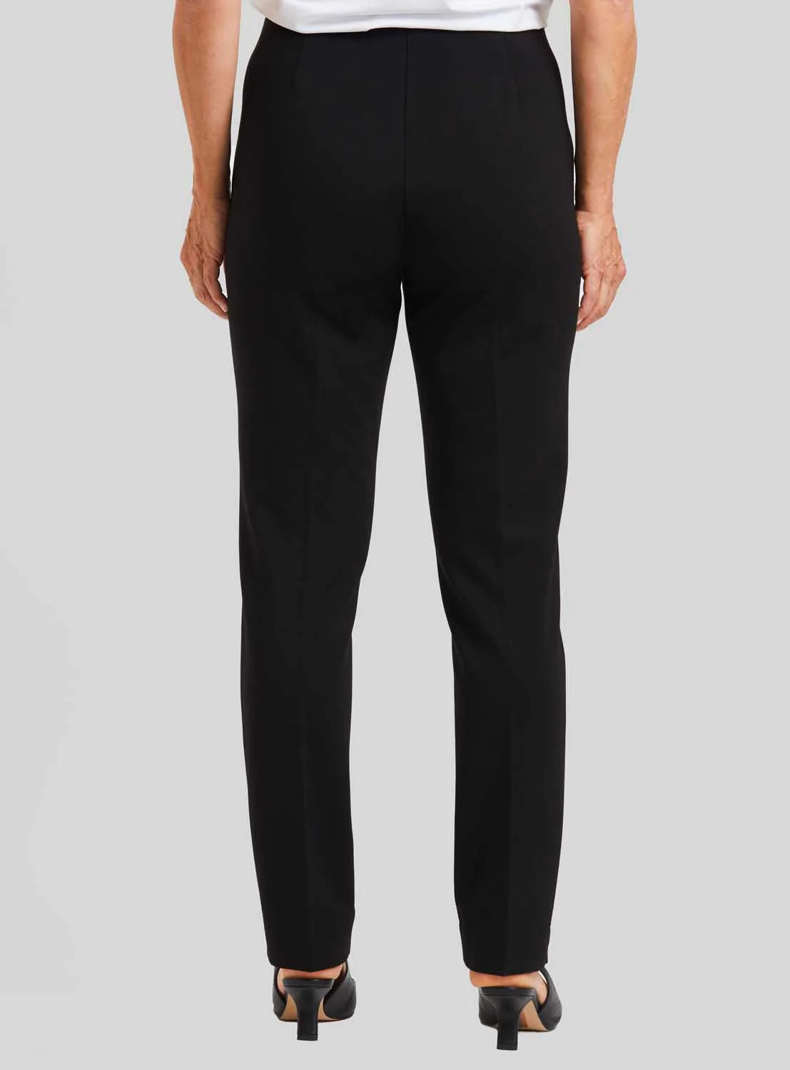 The Annie Pull On Paramount Knit Pant - Black