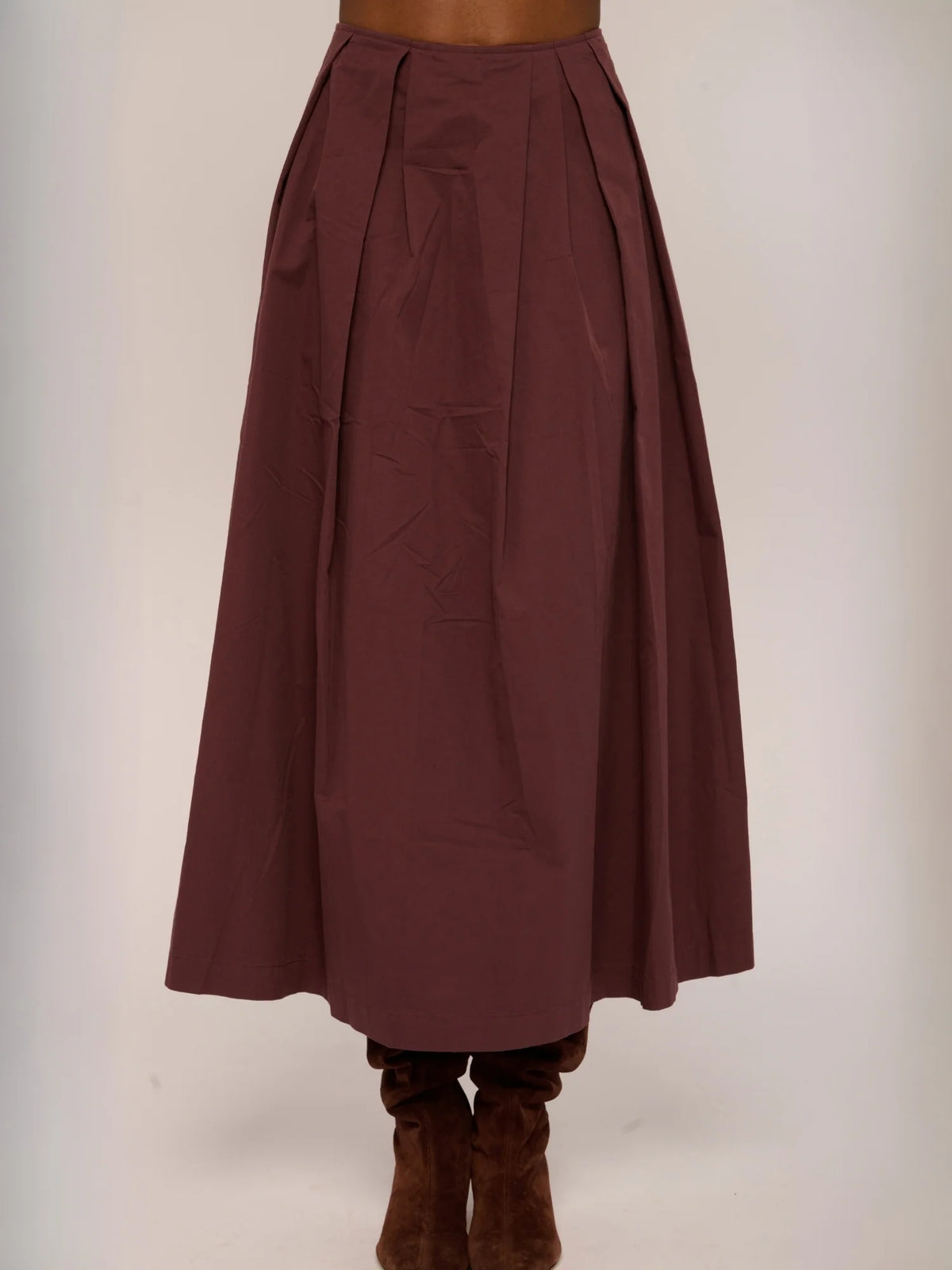 Ridley Skirt - Deep Mahogany