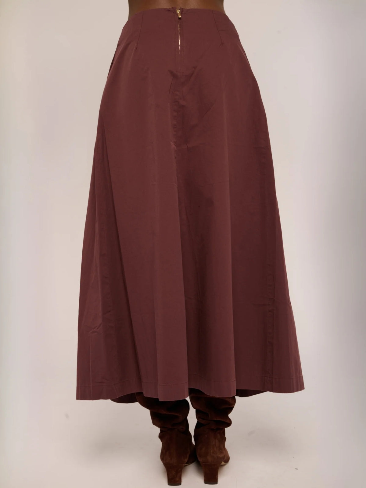 Ridley Skirt - Deep Mahogany