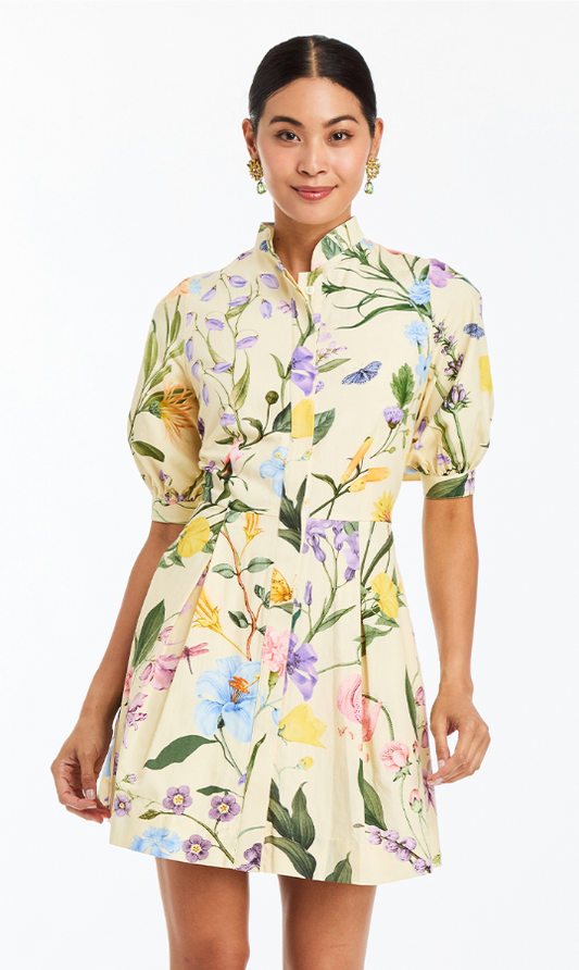 Brooklyn Mini Dress - Blooming Vine