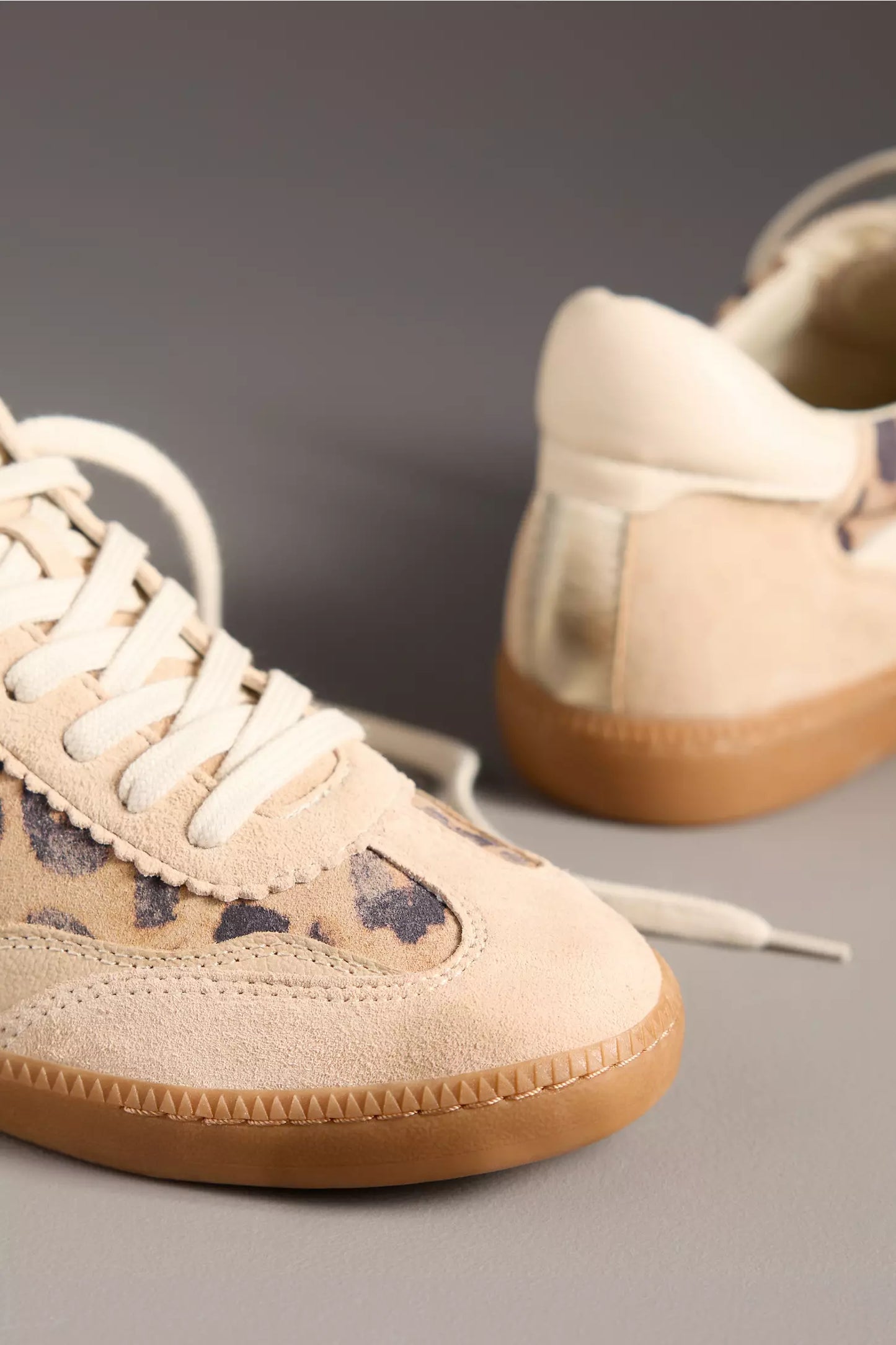 Notice Court Sneaker - Leopard Suede
