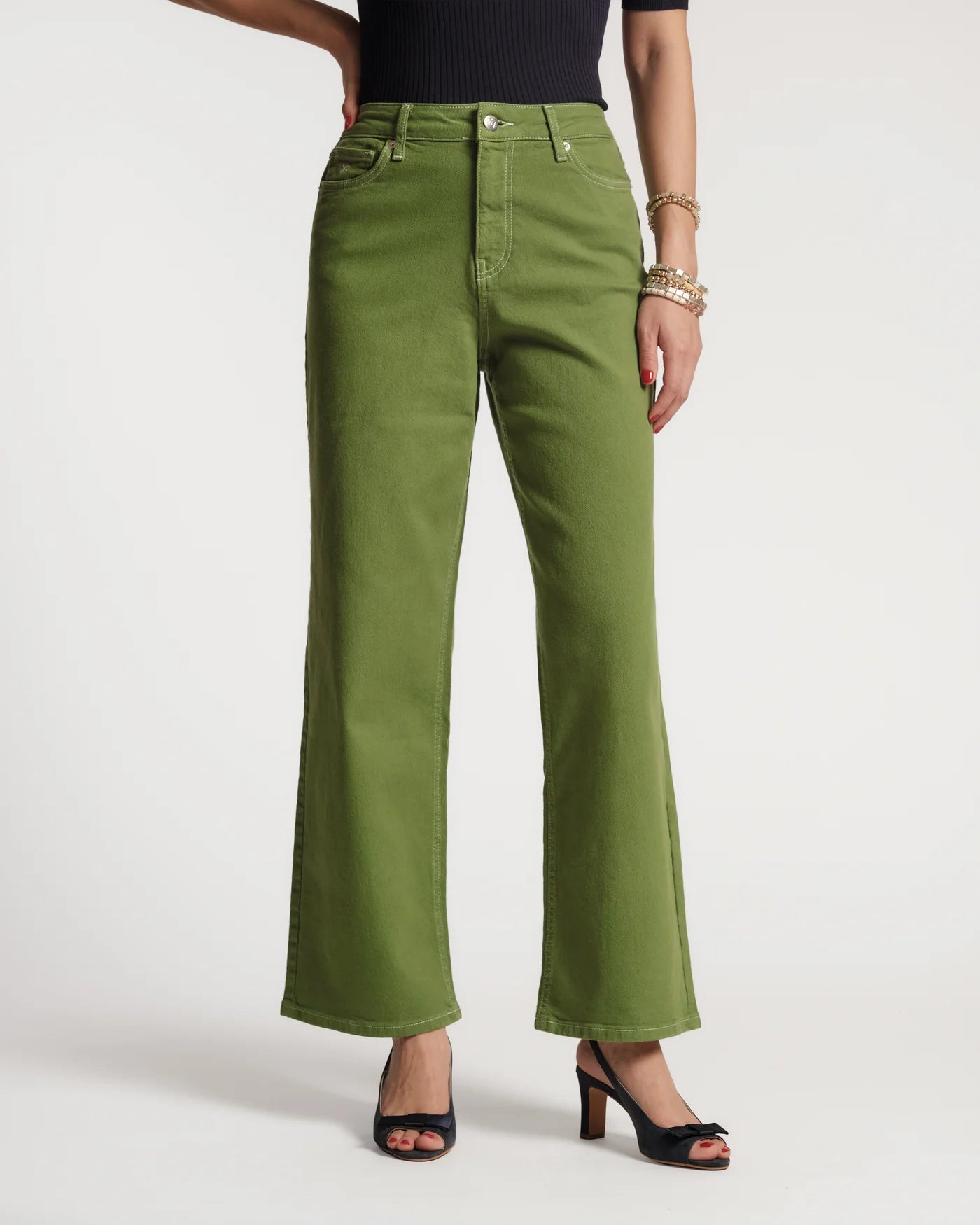 Ace Jean Stretch Denim - Green