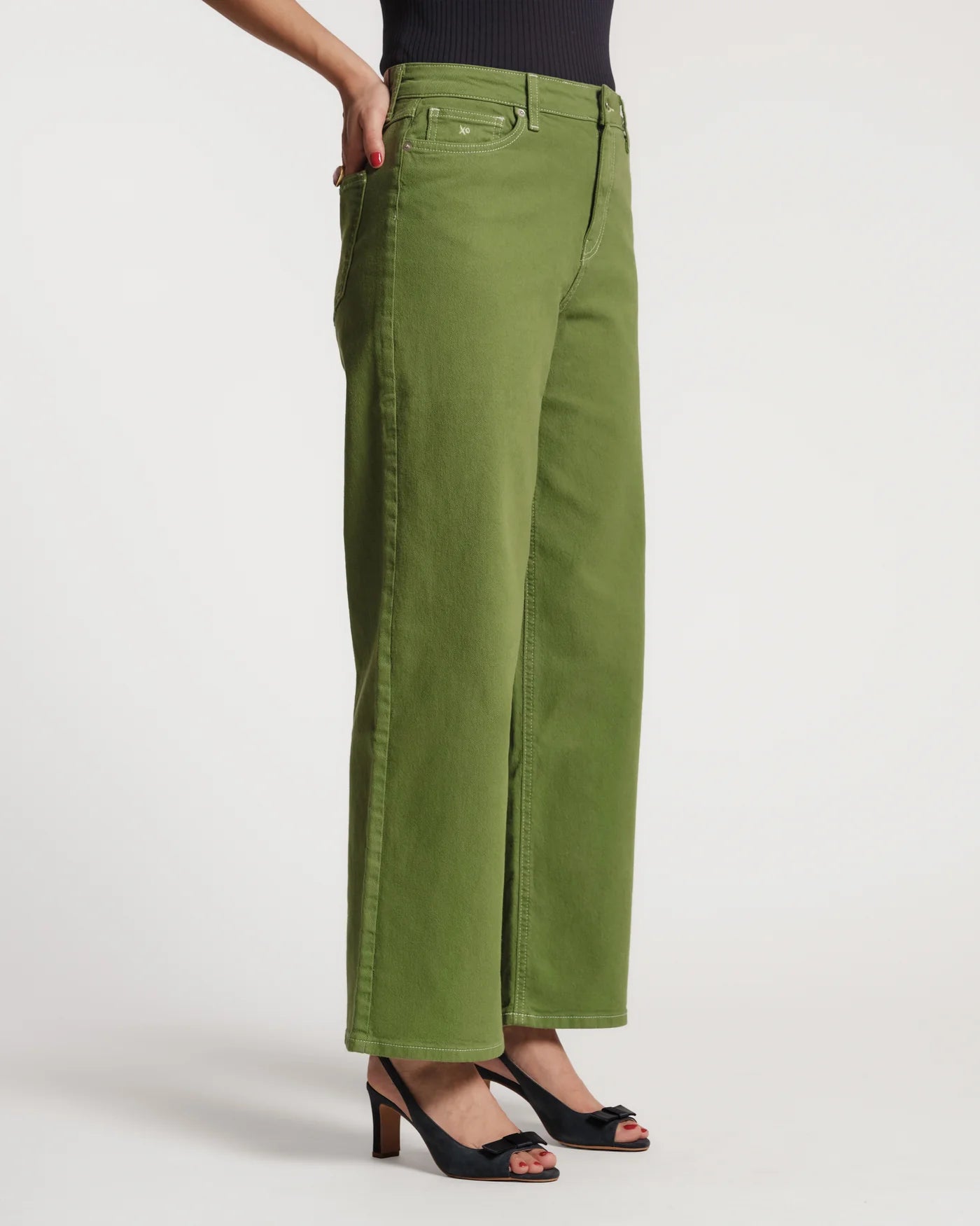Ace Jean Stretch Denim - Green