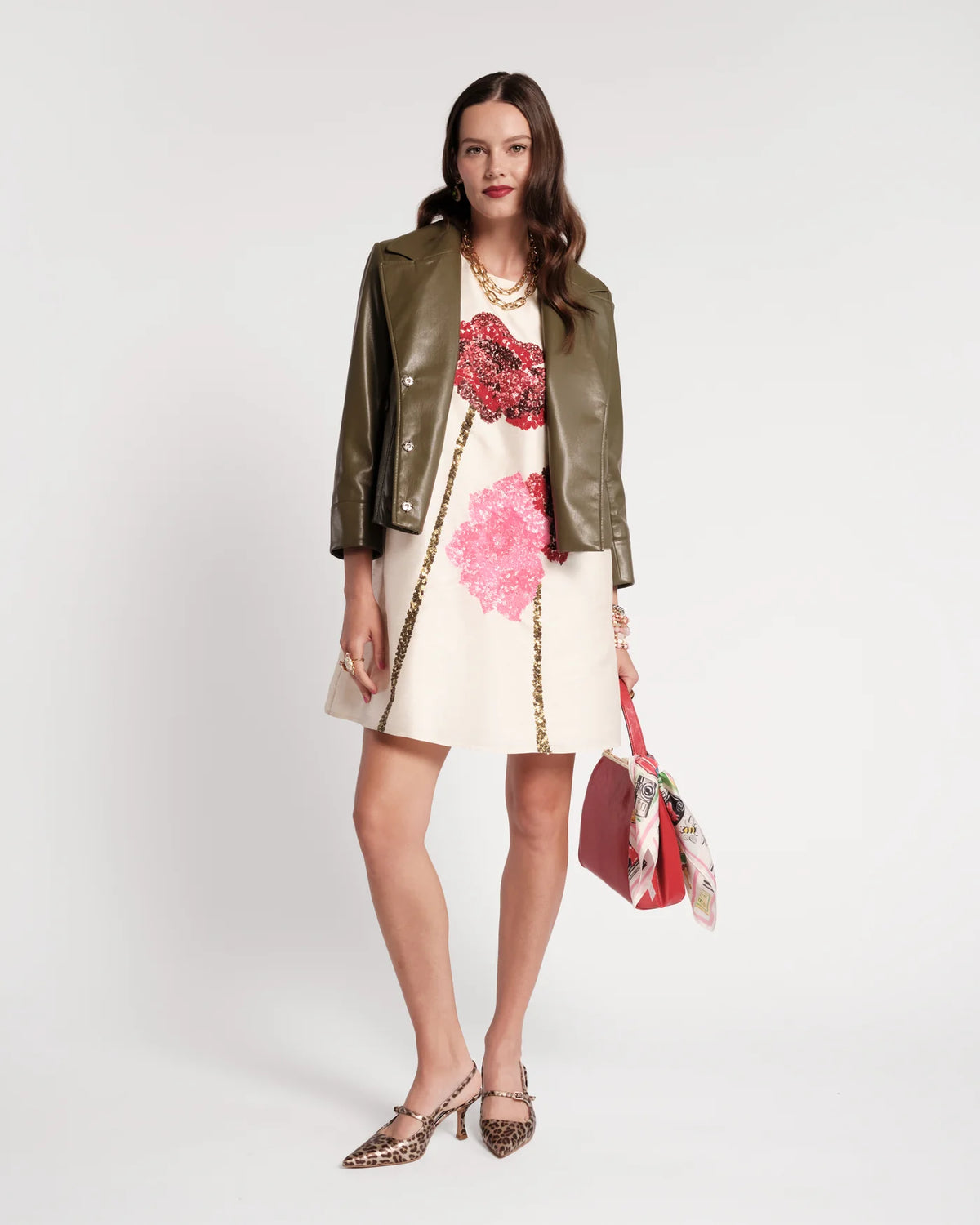 Alice Shift Dress - Poppy Oyster