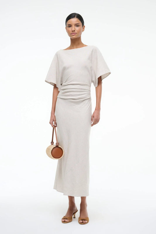 Amelie Linen Dress - Natural