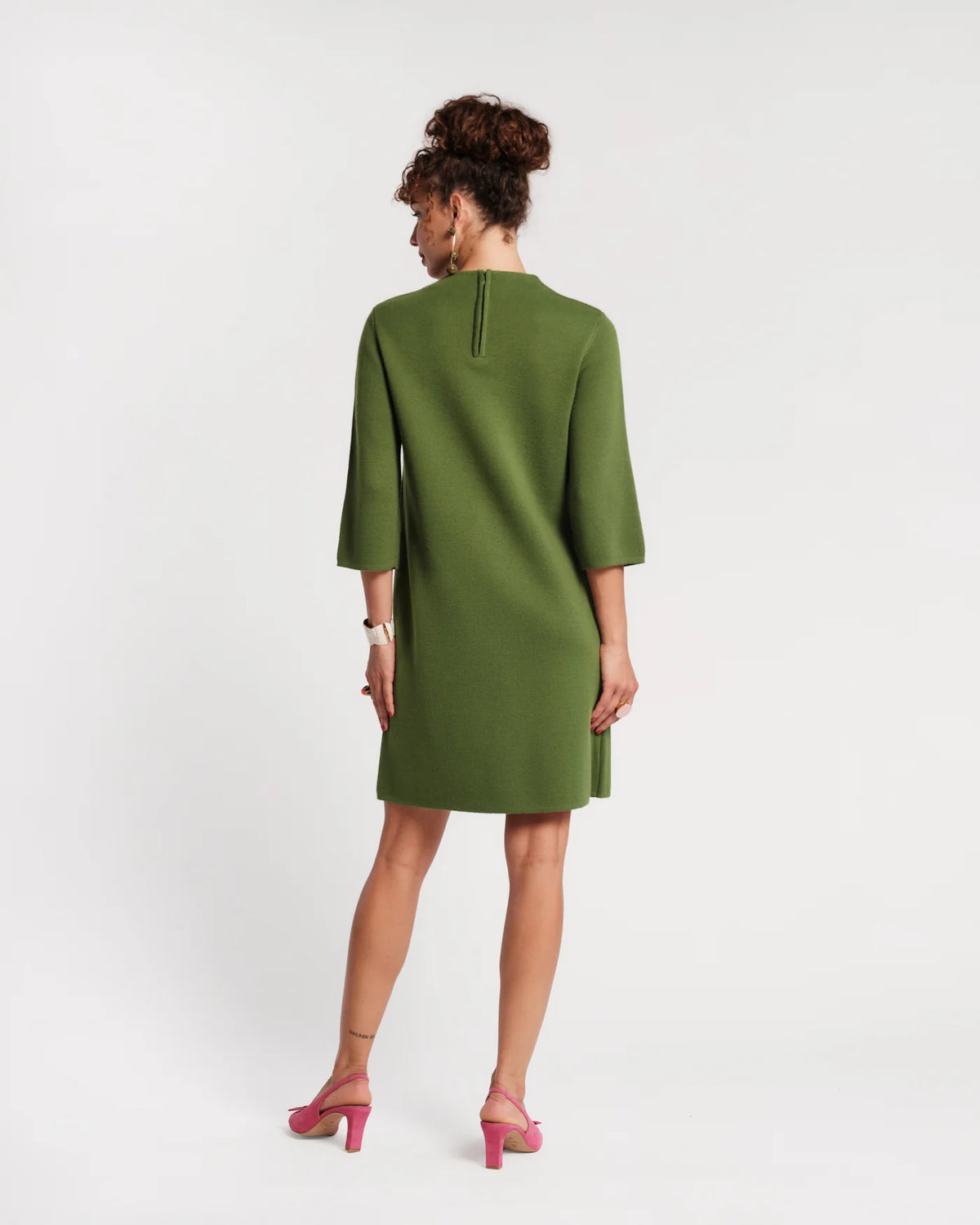Annie Dress - Green Heirloom Floral
