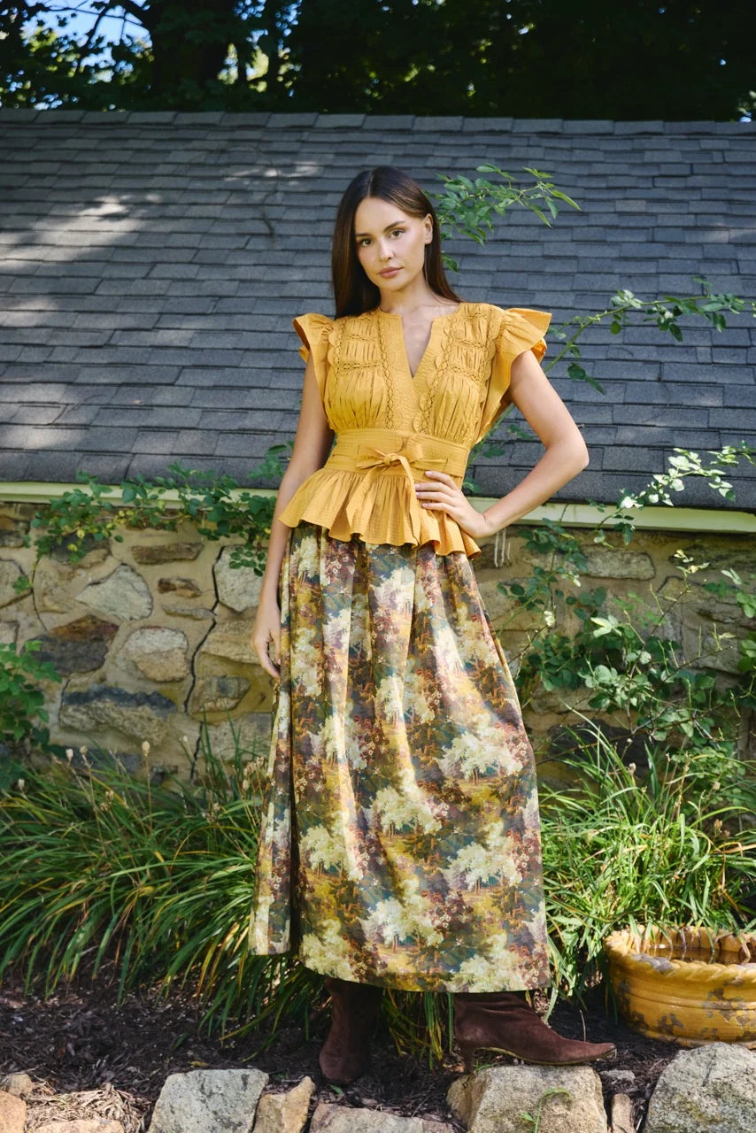 Ridley Skirt - Autumn Arboretum